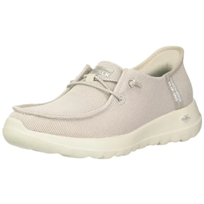 Abbildung von Skechers Go Walk Joy Moc Toe Freizeitschuh für Damen, Taupe, 38 EU