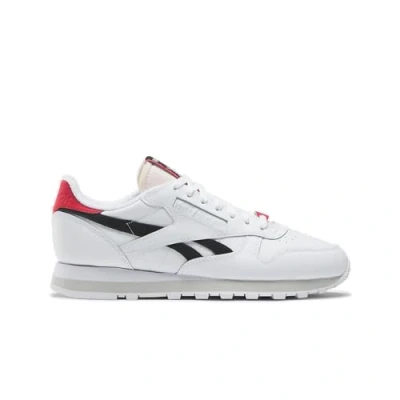 Abbildung von Reebok Classic Sneaker low, Größe: 40.5, Cloud white core black vector red Nubuk