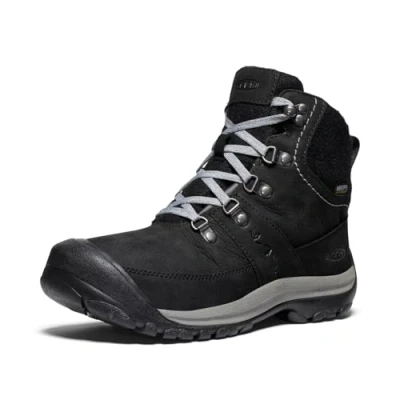 Abbildung von Keen KACI III MID WP Hikingschuh, Damen, Größe: 39.5, Black/steel grey Schuhe