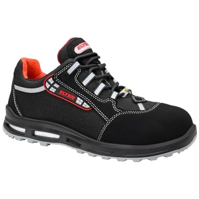 Abbildung von ELTEN Sicherheitsschuhe SENEX XXT ESD S3, Herren, Textil, Kunststoffkappe (leichter als Stahlkappe), leicht, sportlich, Schwarz/Rot, Größe: 47