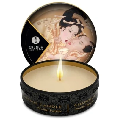 Abbildung von Shunga Massage Kerze Vanilla Fetish/desire 30 Ml