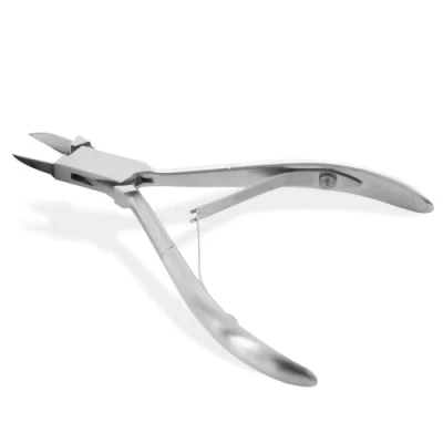 Abbildung von OTTO HERDER ECKENZANGE/Nagelzange 10cm mit besonders feiner und schmaler Spitze für arbeiten am eingewachsenen Nagel aus rostfreiem Edelstahl