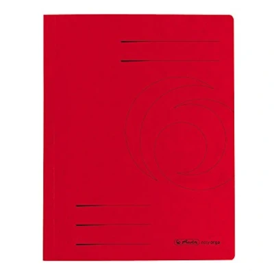 Abbildung von Herlitz Schnellhefter quality A4 Karton, gefaltet, rot, 25 Stück