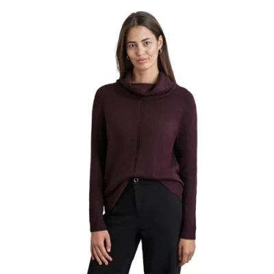 Abbildung von Street One Rollkragen Strickpullover, Damen, Größe: 40, Rot