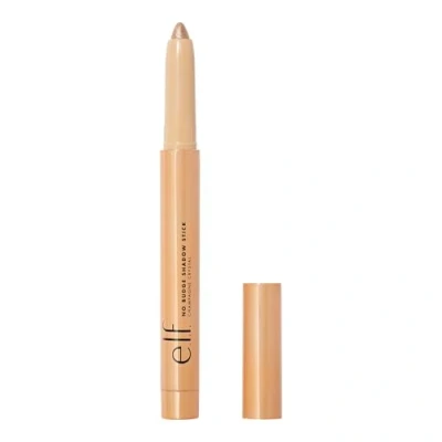 Abbildung von e.l.f. No Budge Shadow Stick, Langlebiger, Wischfester Metallic Lidschatten, Vegan &amp; Tierversuchsfrei, Champagne Crystal, 1,6 g