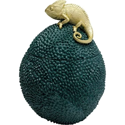 Abbildung von Kare Dekobox Chamäleon 34, Polyresin, Gold, Einheitsgröße