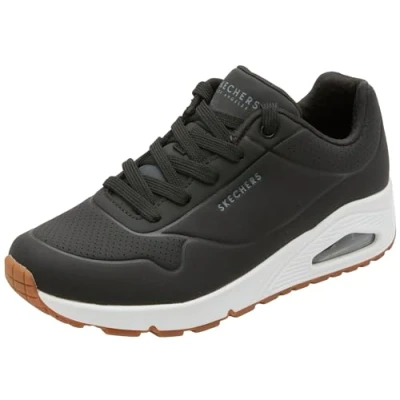 Abbildung von Skechers Damen UNO Stand on Air Sneaker, Schwarz, 36 EU Weit