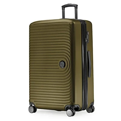 Abbildung von HAUPTSTADTKOFFER Mitte Großer Hartschalenkoffer, TSA, 4 Rollen, Check In Gepäck mit 8 cm Volumenerweiterung, 77cm, 130 Liter, Avocado