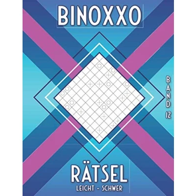 Abbildung von Binoxxo: Rätselbuch mit 480 Binairo Logikrätseln in leicht, mittel &amp; schwer für Anfänger (Binairo Rätselbuch)