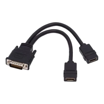 Abbildung von chenyang LFH DMS 59Pin Stecker auf 2 HDMI 1.4 HDTV Buchse Splitter Verlängerungskabel für PC Grafikkarte