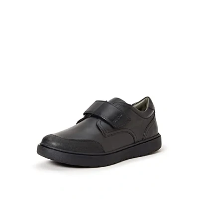 Abbildung von Geox Jungen J Riddock Boy I Schuluniform Schuhe, Schwarz, 33 EU