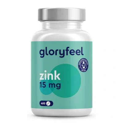 Abbildung von Zink 400 Tabletten (13 Monate) 15mg Gluconat pro Tag Optimale Dosierung Hoch bioverfügbares, elementares 100% vegan, laborgeprüft und ohne Zusätze in Deutschland hergestellt