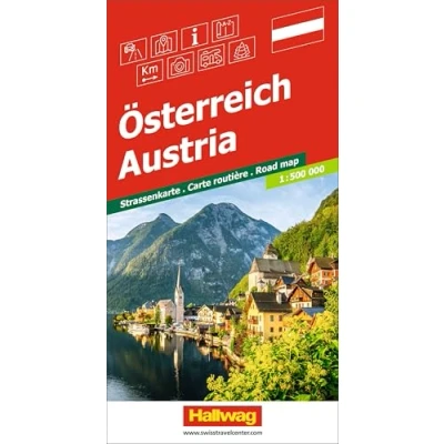 Abbildung von Hallwag Strassenkarte Österreich 1:500.000: Inkl. Transitpläne, Ortsverzeichnis und Reiseinformationen (Hallwag Strassenkarten)
