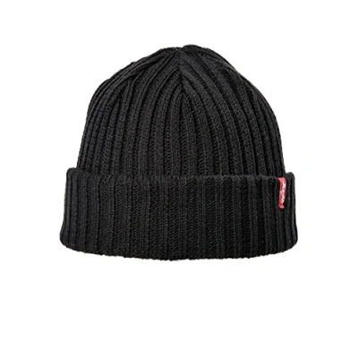 Abbildung von Levi&#039;s Beanie Unisex Mütze, Größe: One Size, Regular black