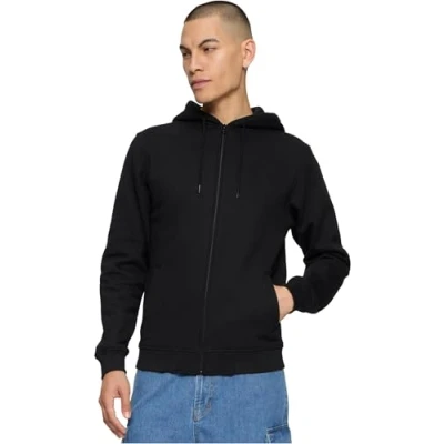 Abbildung von Urban Classics Herren Kapuzenpullover 2 Tone Zip Hoody, zweifarbiger Hoodie für Männer, Regular Fit Größen XS 5XL