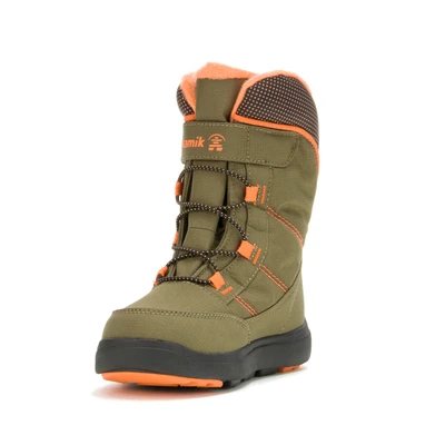 Abbildung von Kamik Jungen Unisex Kinder Stance2 Winterstiefel, Olive Orange Olo, 22 EU