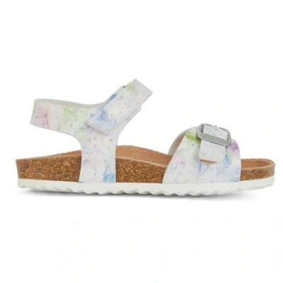 Abbildung von Geox Adriel Riemensandalette für Kinder, Größe: 29, Weiß Schuhe