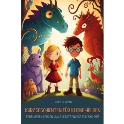 Abbildung von Kurzgeschichten für kleine Helden: Fabelwesen lehren uns Selbstbewusstsein und Mut. Unvergessliche Kinder über Empathie innerer Stärke.