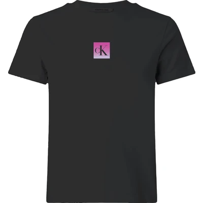 Abbildung von Calvin Klein Jeans Classic FIT TEE Tshirt print, Damen, Größe: Small, Black