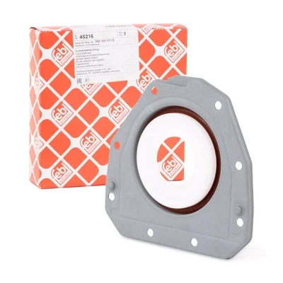 Abbildung von FEBI BILSTEIN 45216 Kurbelwellendichtring mit Flansch getriebeseitig PTFE (Polytetrafluorethylen) VOLKSWAGEN: GOLF 5, 7, 6 kfzteile, mister