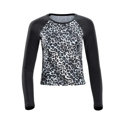 Abbildung von Winshape AET119LS Langarmshirt, Damen, Größe: XXL, Snow leopard black
