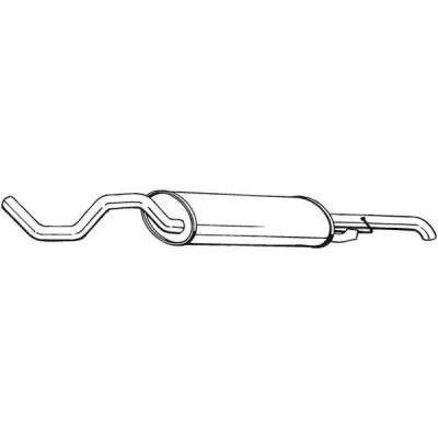 Abbildung von BOSAL 281 533 Endschalldämpfer SKODA: Octavia 1 Combi, I Hatchback