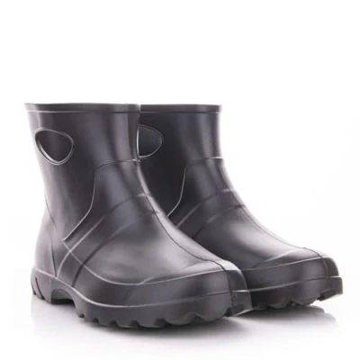 Abbildung von LEMIGO Unisex Sehr Leichte Garten Regenstiefel aus EVA Damen Herren Gummistiefel 36 47 EU (Schwarz, 38)