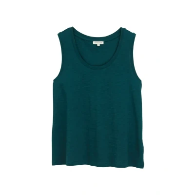 Abbildung von TOM Tailor MIT Rundhalsausschnitt Top, Damen, Größe: Medium, Dark teal green