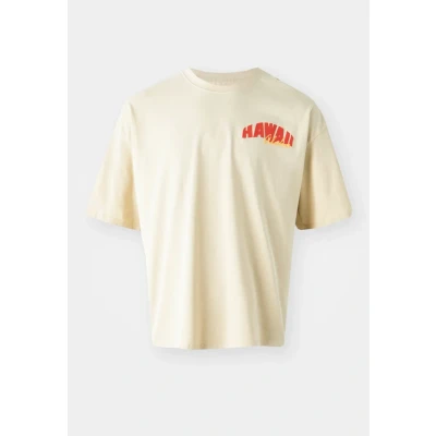 Abbildung von Alpha Industries Hawaii Aloha Tshirt print, Herren, Größe: Small, Vintage white