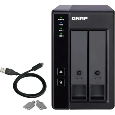 Abbildung von Qnap Macierz dyskowa 2 wnÄ™kowa obudowa rozszerzajÄ…ca RAID z USB3.1 (TR 002)