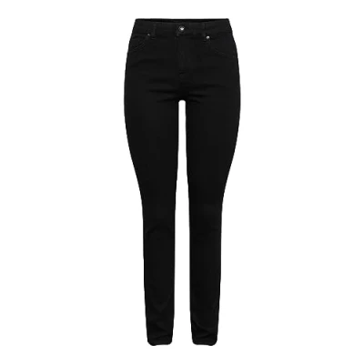 Abbildung von Pieces Pcnunna Jeans Slim Fit, Damen, Größe: 28x30, Black denim