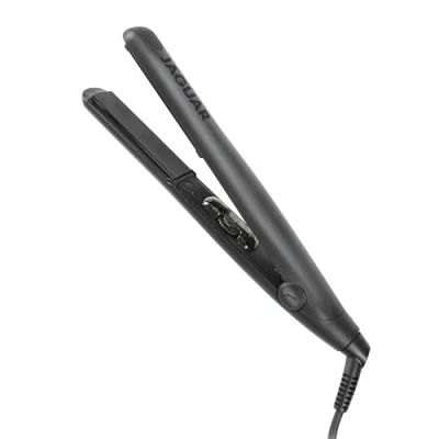 Abbildung von JAGUAR Glätteisen ST600 Black Profi Haarglätter mit stufenloser Temperatureinstellung Inkl. abgerundeten &amp; federgelagerten Heizplatten für schonendes Glätten Locken