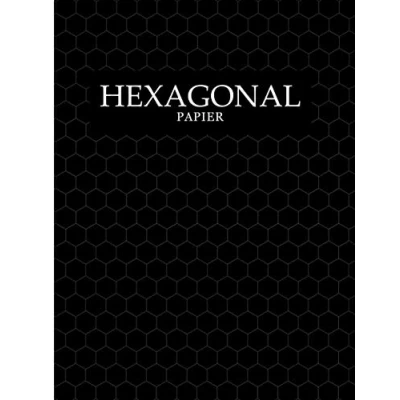 Abbildung von Hexagonal Papier: Heft mit 100 Sechseck Papier Seiten im Raster für Chemielehrer und Chemiestudenten Block zum notieren ... organische Chemie Biochemie
