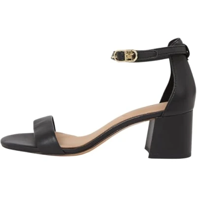 Abbildung von Tommy Hilfiger Ankle Strap Riemensandalette, Damen, Größe: 37, Black Schuhe