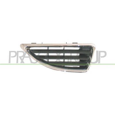 Abbildung von PRASCO Premium RN0272003 Kühlergrill vorne rechts schwarz chrom mit Rahmen