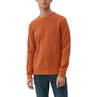 Abbildung von s.Oliver Men&#039;s 2118085 Strickpullover, terracotta 2805, M