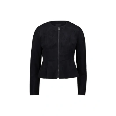 Abbildung von zero Kunstlederjacke, Damen, Größe: 34, Black beauty