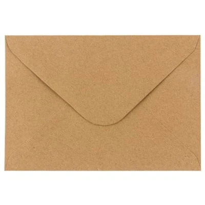 Abbildung von Ideen mit Herz Kraftpapier Umschläge, 100 Stück hohe Qualität: 110 g/m² Brief Umschlag, Kuvert, Briefkuvert, Briefhülle für Grußkarten, Einladung, Geburtstagskarten (DIN B6 12,5 x 17,5 cm)