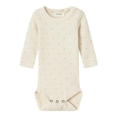 Abbildung von Name It Baby Girls&#039; Nbfgago LS Slim Body Lil Noos, Turtledove/Aop:heart