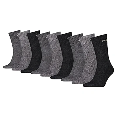 Abbildung von PUMA Herren Sportsocken Unisex 9P, Farbe:207 anthracite/grey, Socken &amp; Strümpfe:39 42