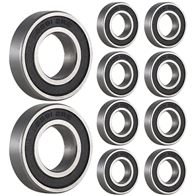Abbildung von 10 Stück 6901 2RS 12x24x6mm Gummi Rillenkugellager Doppelt gedichtet Miniatur