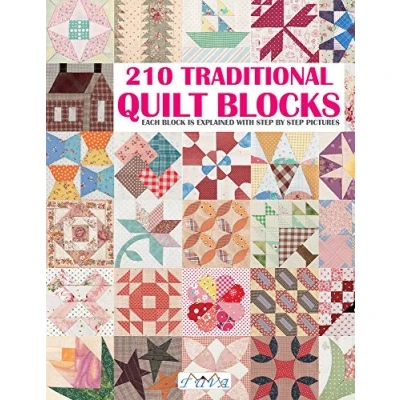 Abbildung von 210 Traditional Quilt Blocks: Each Block Is Explained With Step by Pictures