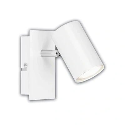 Abbildung von BRILONER EEK A LED Wandleuchte innen, schwenkbar, 3000K warmweiß, 2W, 450 Lumen, ca. 50.000h Licht, Leselampe, Wohnzimmerlampe, Lampe, Wandlampe, Küchenlampe, Flurlampe, Schlafzimmer, Weiß