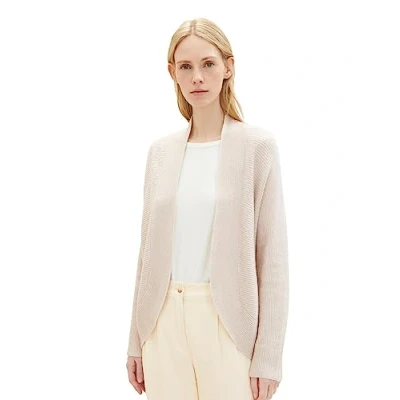 Abbildung von TOM Tailor COSY Strickjacke, Damen, Größe: XL, Clouds grey melange
