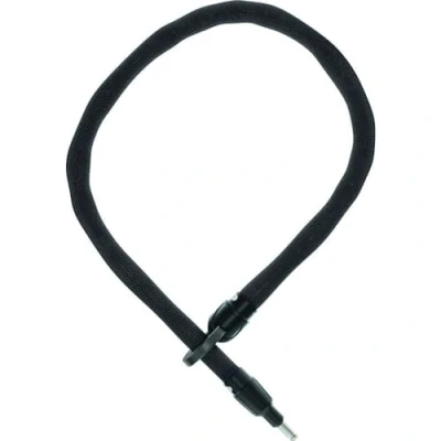 Abbildung von ABUS Rahmenschloss Einsteckkette IvyTex Adaptor Chain 6KS + Schlosstasche ST5950 Fahrradschloss mit schmutz und feuchtigkeitsabweisender Hülle 6 mm Starke Kette Schwarz