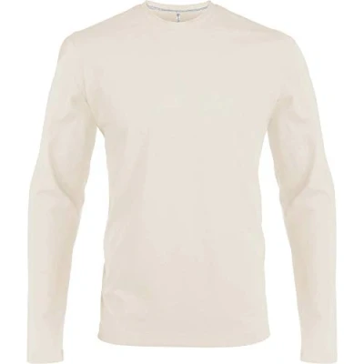 Abbildung von Kariban Herren T Shirt Langarm Rundhals, Lightsand, S
