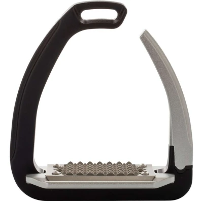 Abbildung von Acavallo Steigbügel REL X 180 Schwarz Grau Weiß 12cm Agradi.deVerkauft von Agradi