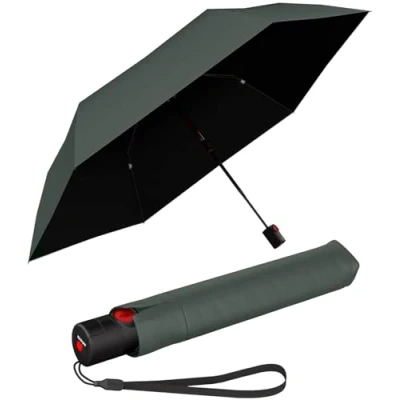 Abbildung von Knirps Taschenschirm U.200 Ultra Light Duomatic mit UV und Hitzeschutz Forest