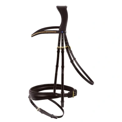Abbildung von PassierBlu Trense Spirit Havanna/Gold XWarmblut