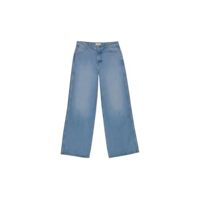 Abbildung von Wrangler World WIDE Jeans Straight Leg, Damen, Größe: 25x30, Betty blue